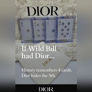 Dior Holographic Card Dead Man’s Hand Legend Collector Limited Edition